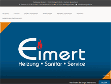 Tablet Screenshot of eimert-gmbh.de